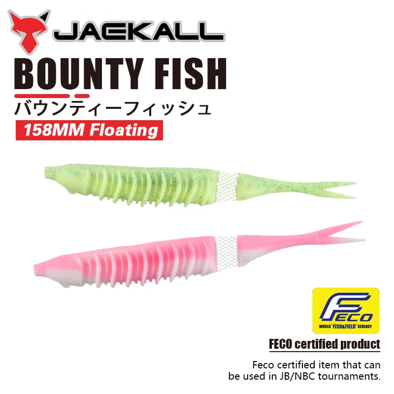 Leurre Souple Jackall Bounty Fish 158mm – Cover Side Shad, Flottant, Pour Saumon
