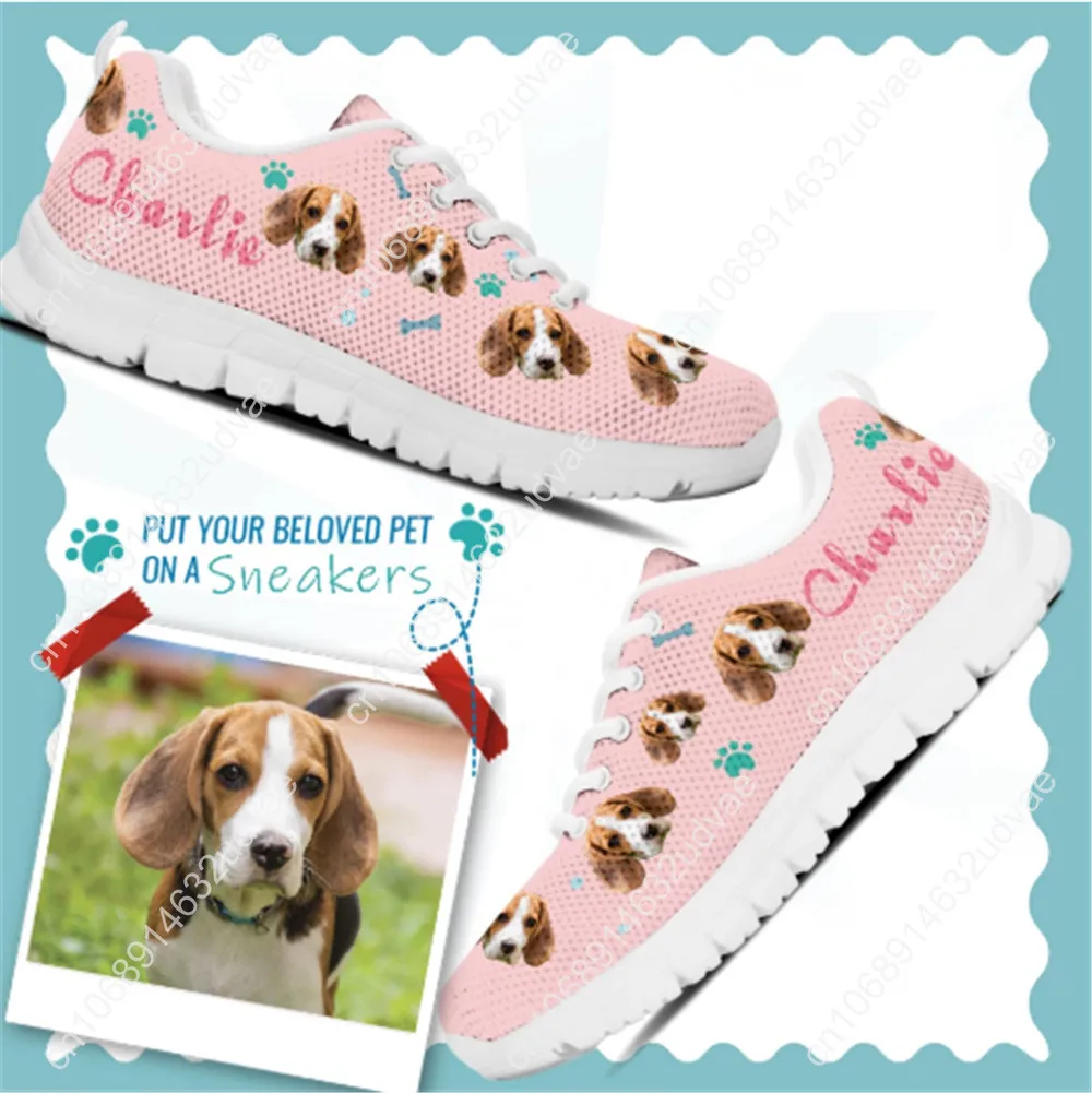 Women Flats Shoes Casual Sneakers Marshall Island Kwajalein Flag Football Print Mesh Lace-up Walking Shoe For Ladies