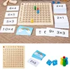 Montessori Multiplication Wooden Board Game Kids Learning Educational Toys 99 Multiplication Table Math Addition Teaching Aids 2