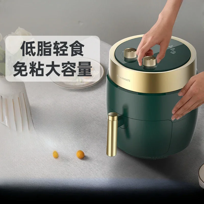 220V Large Capacity Electric Deep Fryer for Home Use-Multifunctional Non-Stick Air Fryer
