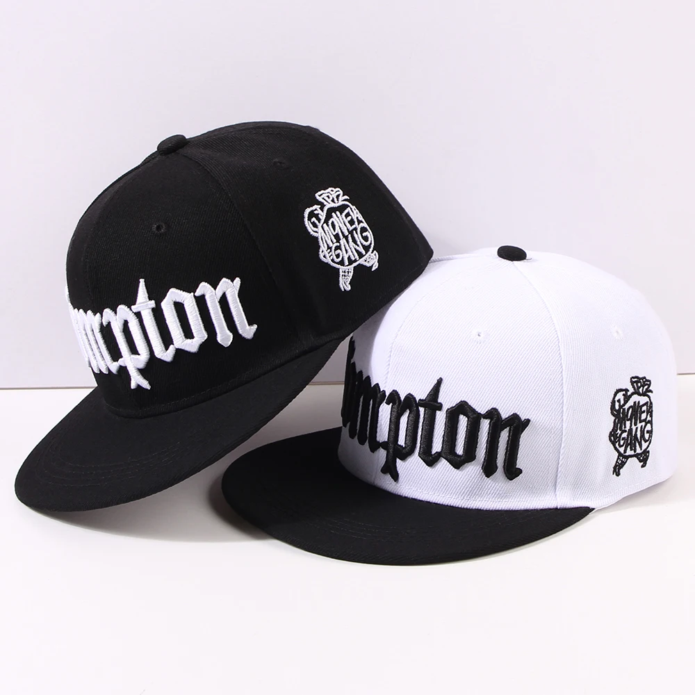 1 MEN'S AND WOMEN'S Personalized Flat Brim Shopping Hip-hop Hat, Fashionable Three-dimensional Embroidered Letter Baseball Cap baseball caps