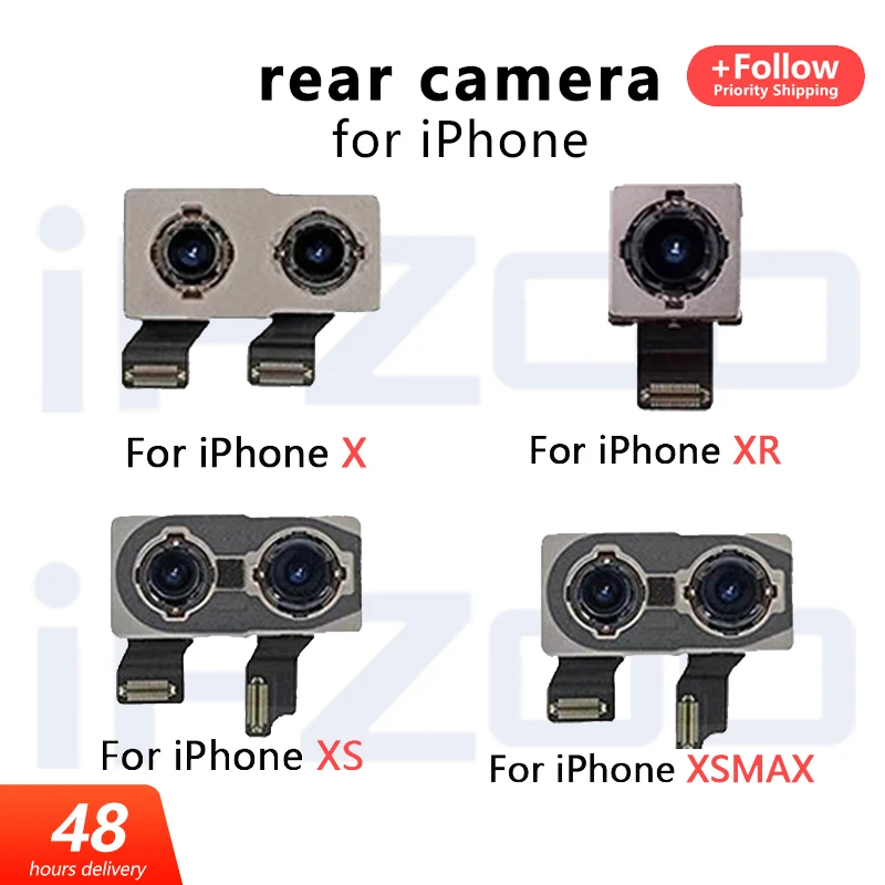 

Main Rear Camera Flex For iPhone X XS Back Camera Flex Cable Repair Phone XR XS MAX Parts