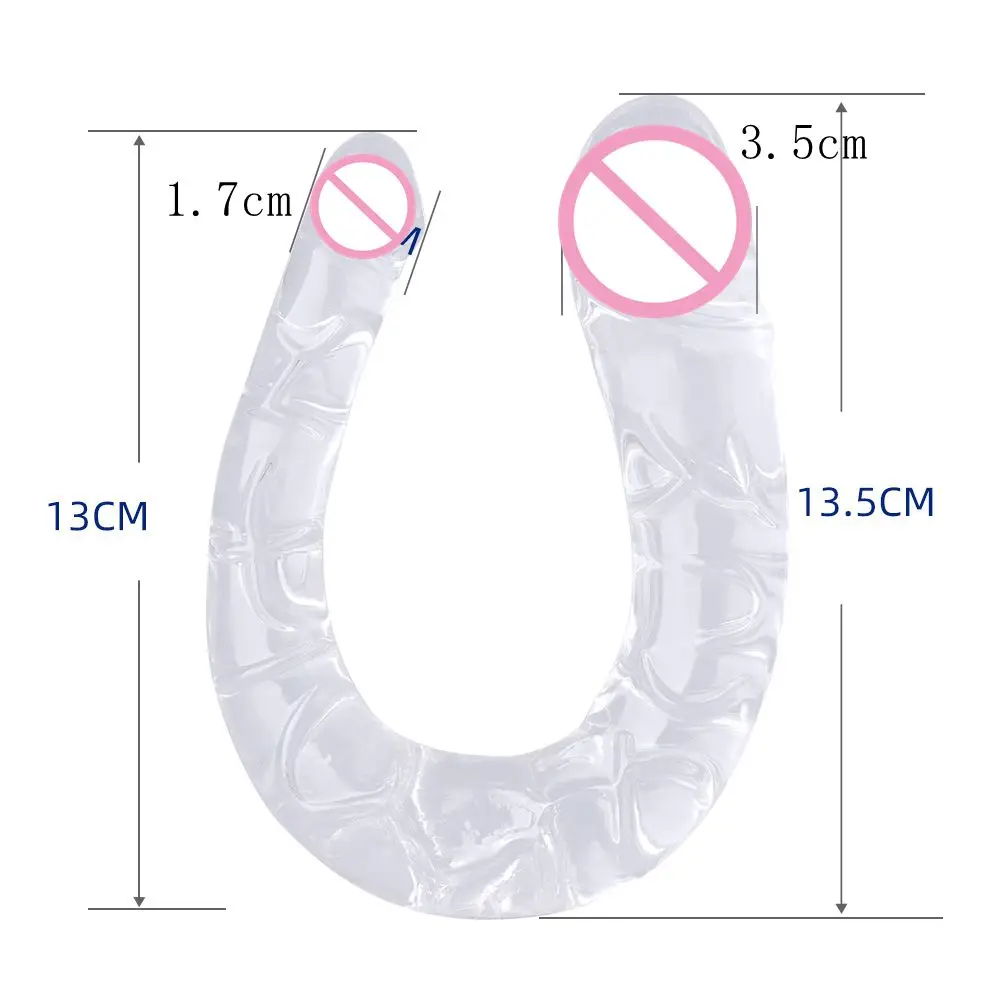 Silicone Big Anal Dildo Double Long Butt Plug Lesbian Sex Toys for Women Huge l Anal Plug Fake Realist_voghion.com