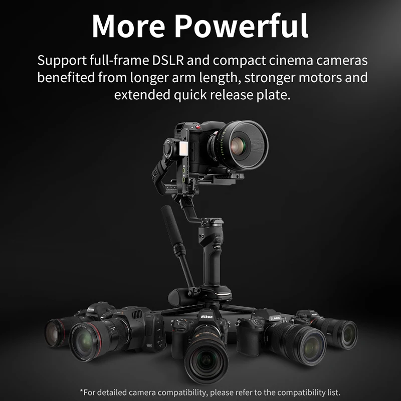 ZHIYUN Crane 4 Camera Stabilizer 3-axis Handheld Gimbal Fill Light DSLR Camera Portrait Shooting For Sony Nikon Canon