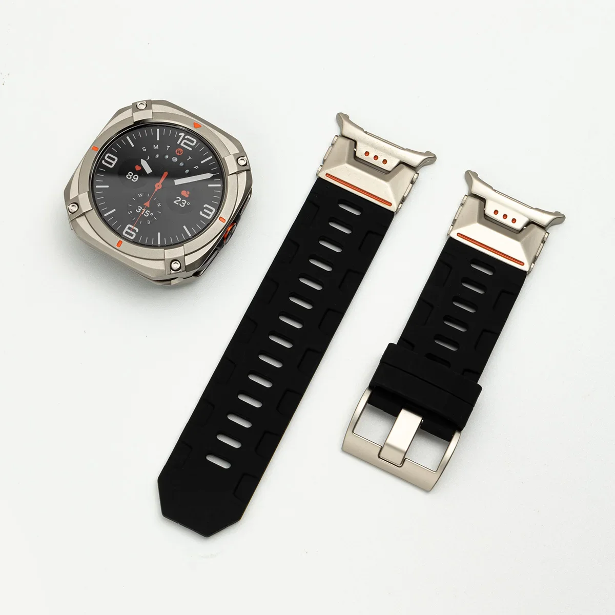 ตัวเลือกสินค้า สายซิลิโคนสุดหรูสำหรับ Samsung Galaxy Watch Ultra 2025