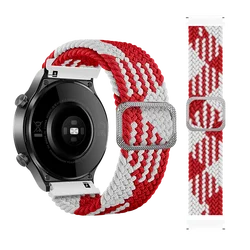 Premium 22mm Nylon Smartwatch Strap - Universal Fit Wristband - Forerunner 255 Music (Style J)