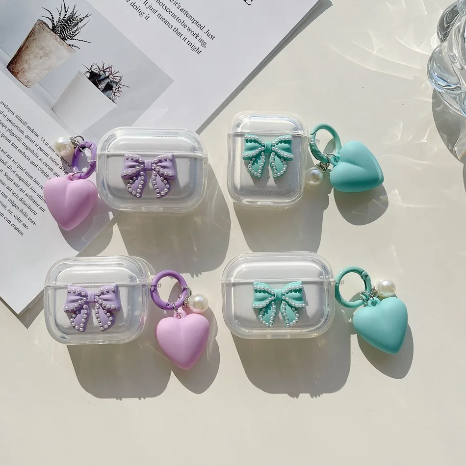 

Cute love chain case For Sony linkbuds S WF LS900N Case Colorful Butterfly Silicone Earphone cover For Sony LinkBuds WF-L900