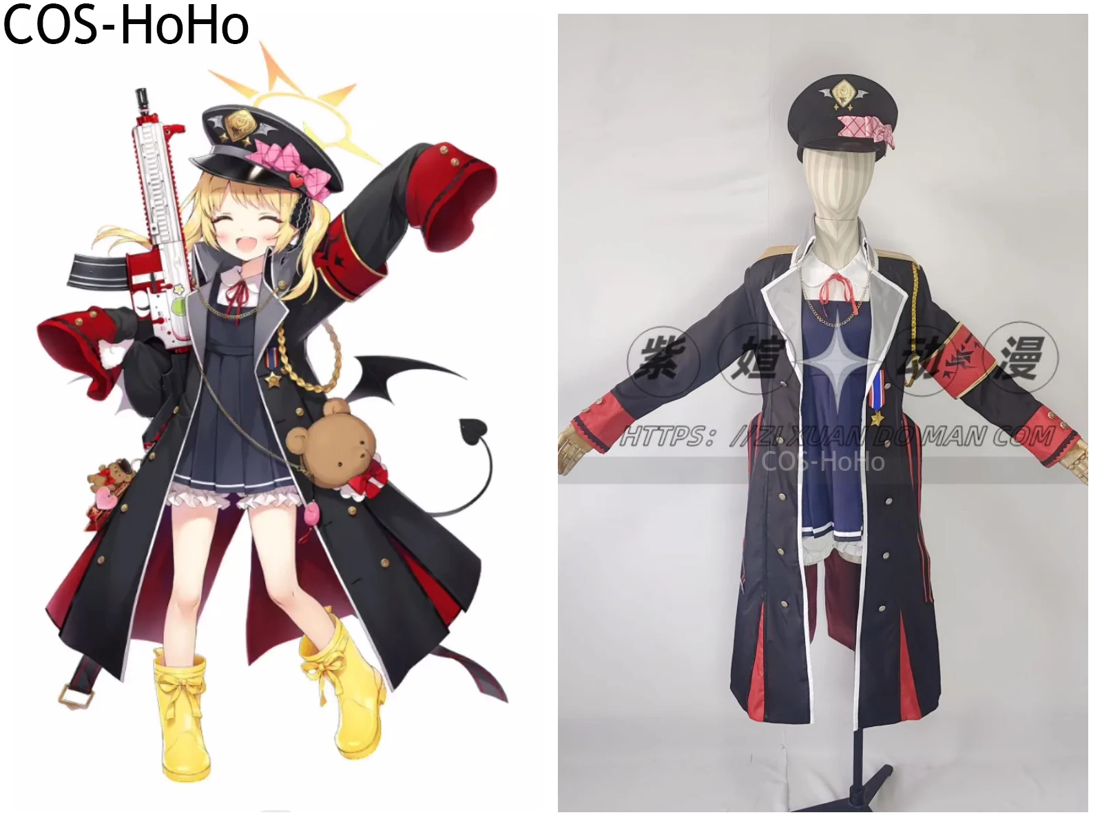 

COS-HoHo Blue Archive IJN Ibuki Game Suit Gorgeous Military Uniform Cosplay Costume Halloween Carnival Party Role Play Outfit