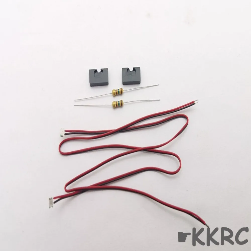 For 1/14 Tamiya Truck Tractor Scania 56368 770s 1 Pair Front Wheel Eyebrow Lamp Lights Holder DIY RC Cars Upgrade Accessories 5