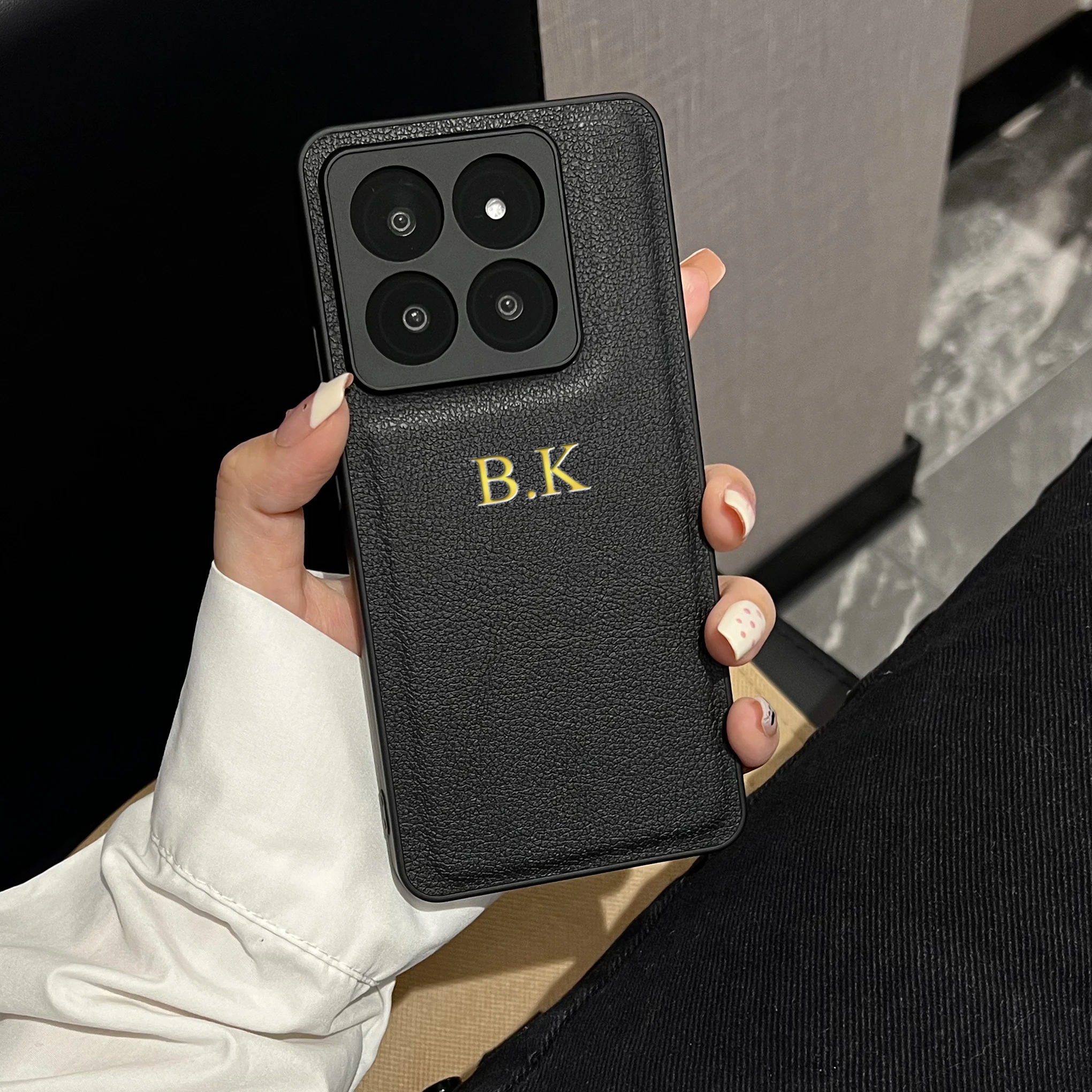 Custom Name Gold Letter Phone Case for Xiaomi Poco X7 thumbnail 3