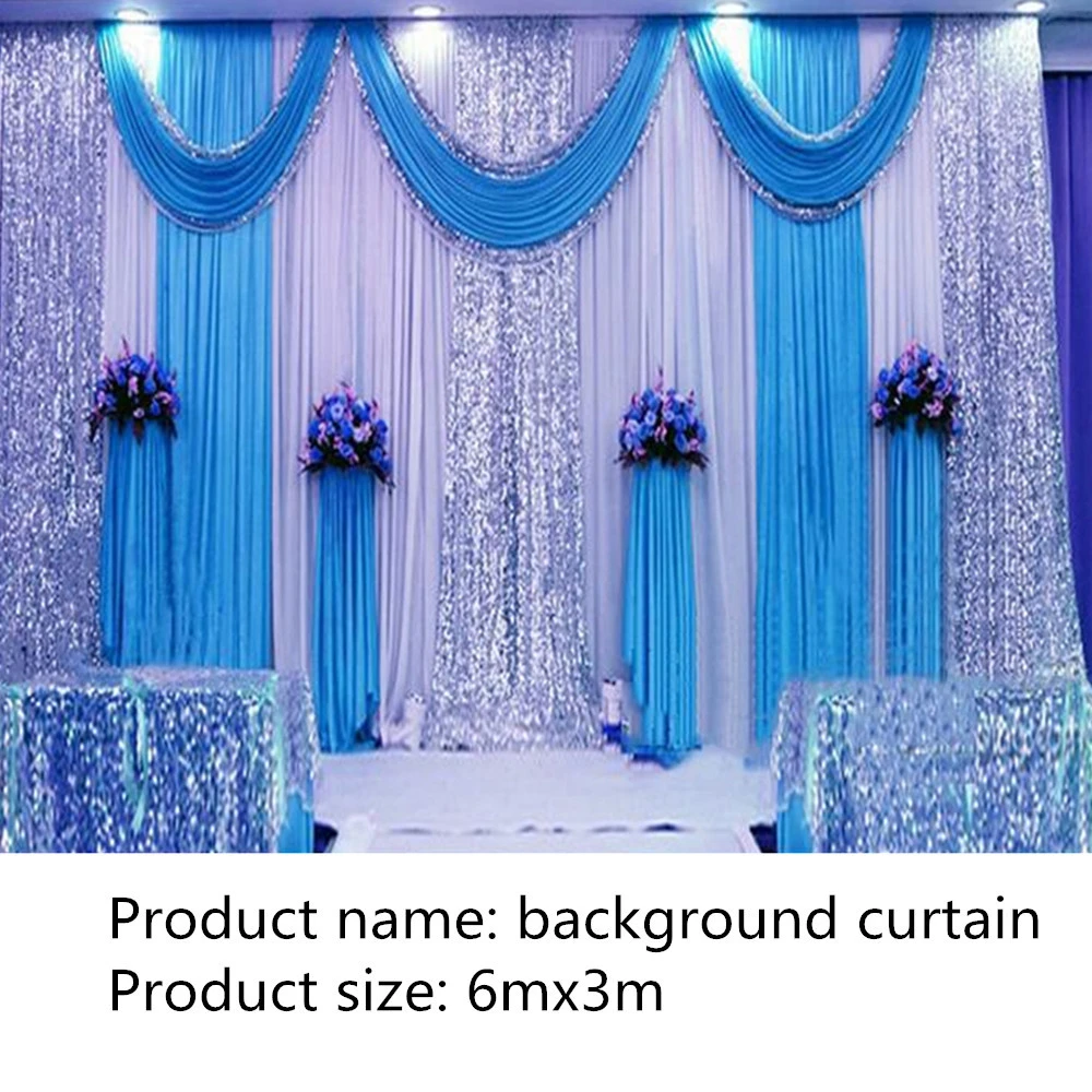 Wholesale High Quality Wedding Backdrop Curtain Sequined Being Wedding  Decorations 6 M * 3 M Cloth Background Scene Wedding Deco| | - AliExpress