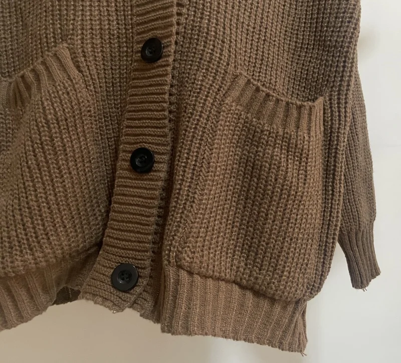 Women's Cardigan Sweater Women Grey Beige Camel Knit Korean Style Popular Autumn Fashion Women's Clothing 2024 Trend Outerwear