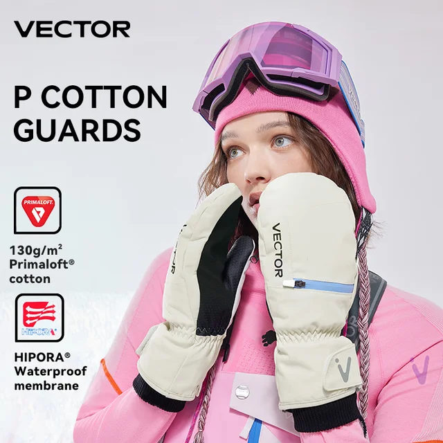 VECTOR Men's and Women's Detachable Cotton Protective Gloves Are Windproof Splash Proof Anti Slip Warm and Wear-resistant 1