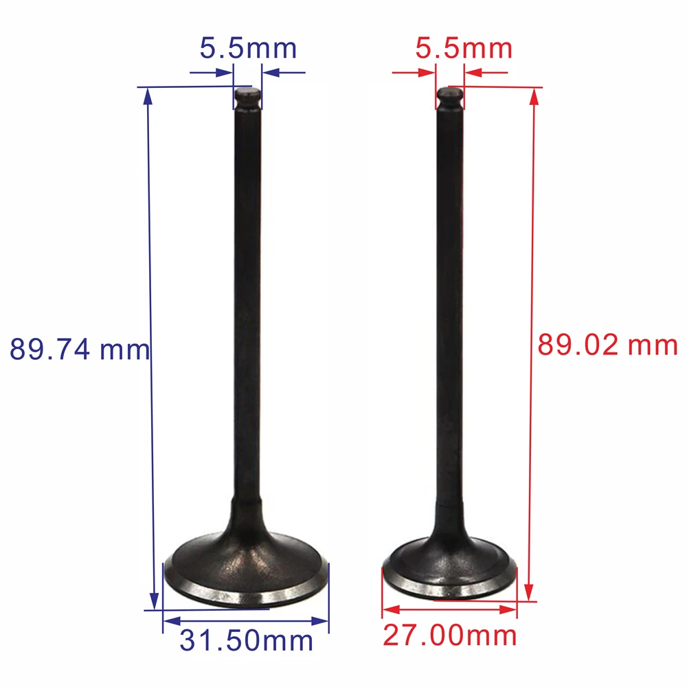 Motorcycle Intake And Exhaust Engine Valves For Honda Cb223s 0809