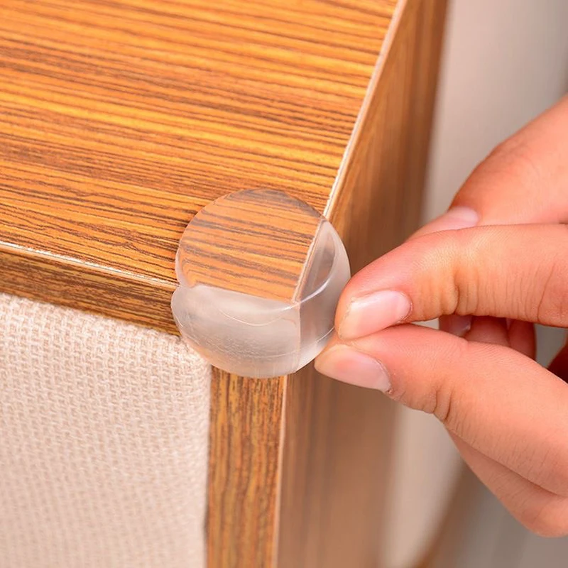 12Pcs Child Baby Safety PVC Protector Table Corner Edge Protection Cover Anticollision Edge & Guards