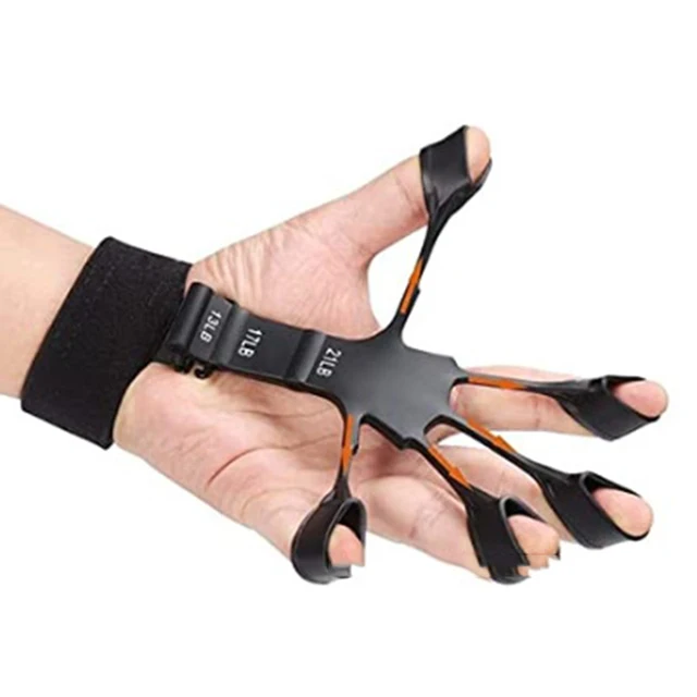 2/1Pcs 6 Ellenálló Szintű Ujjerősítő Ujjmozgók És Kézerősítő Helyreállítási Fizikai Berendezések