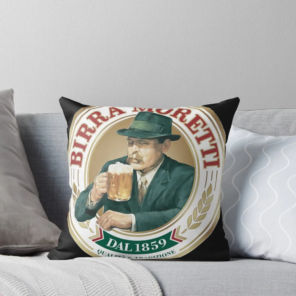 

Classy Birra Moretti Throw Pillow Sofa Cover Christmas Pillowcase