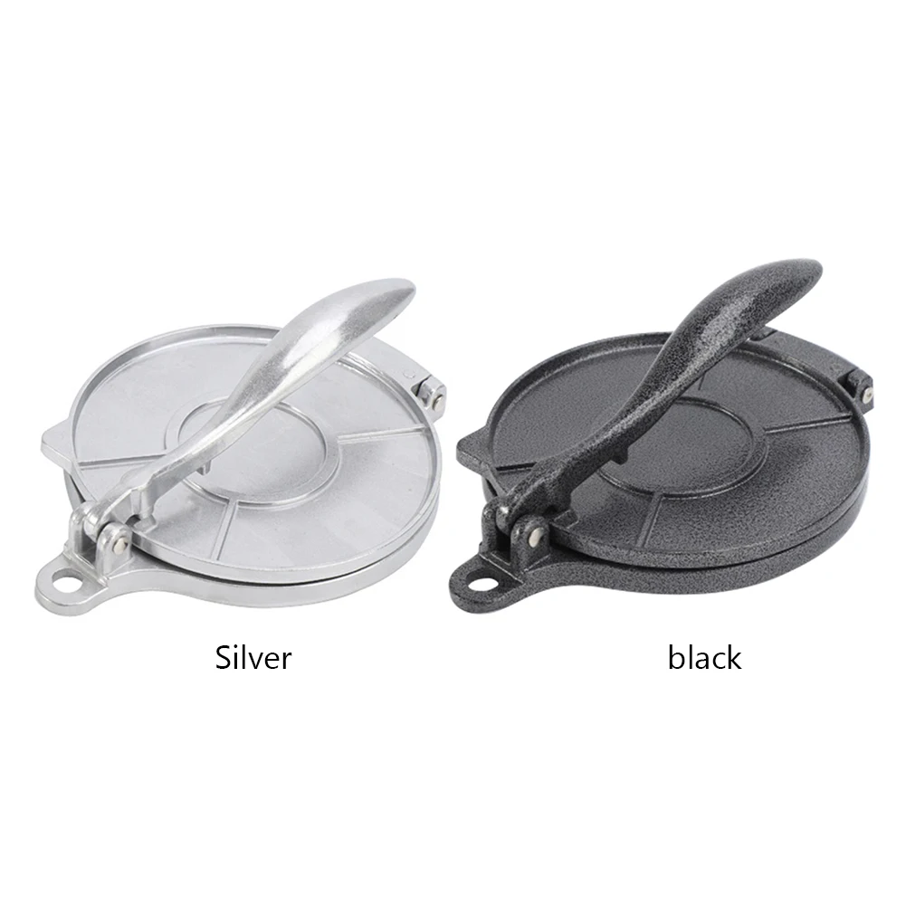 Corn Tortillas Pressing Tools DIY Manual Aluminium Alloy Tortilla Cake Press Molds Foldable Anti-rust for Home Kitchen Cooking