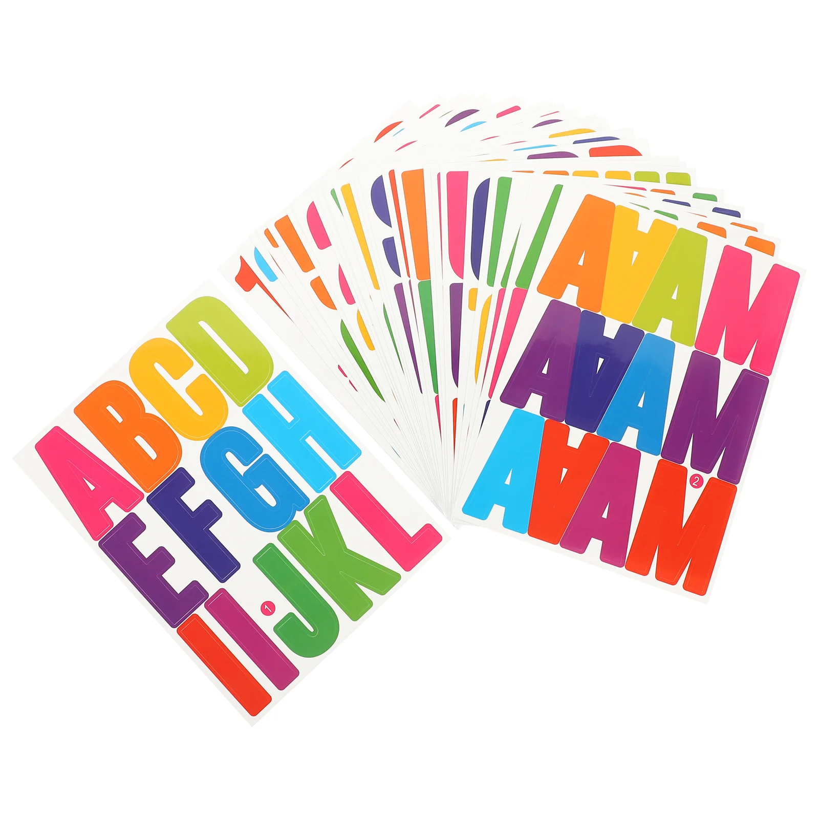 

24 Sheets Office Sign DIY Letter Stickers Lettering Scrapbook Paper Doorplate Decals Letters for Poster Board Alphabet