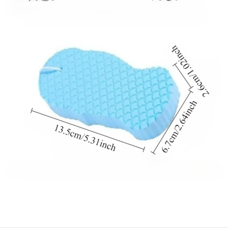 Spugna da bagno magica per bambini Spazzola esfoliante 3D per una delicata rimozione della pelle morta - Scrubber per il corpo del bambino e strumento per la pulizia del massaggio - immagine 6
