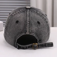 Новое модное поступление, удобная дышащая джинсовая бейсболка с вышитыми буквами, модная и стильная — изображение 2