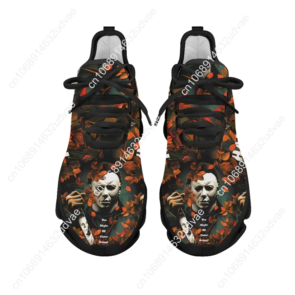 Halloween Shoes Horror Movie Character Michael Myers Print Unisex Walking Sneakers Casual Running Shoes Zapatillas