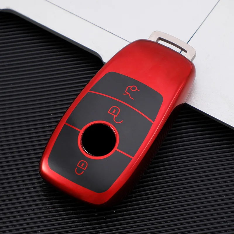 

Soft TPU Car Remote Key Case Cover Shell for Mercedes Benz A C E S G Class GLC CLE CLA W177 W205 W213 W222 X167 AMG Accessories