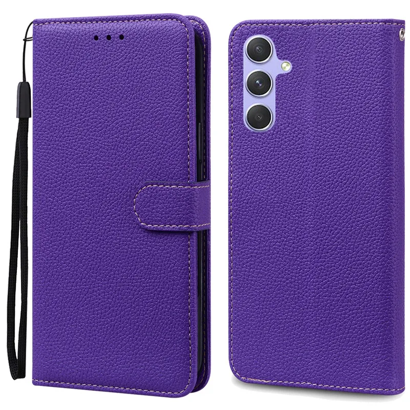 Leather Wallet Flip Case for Samsung Galaxy - Stylish Protective Phone Cover