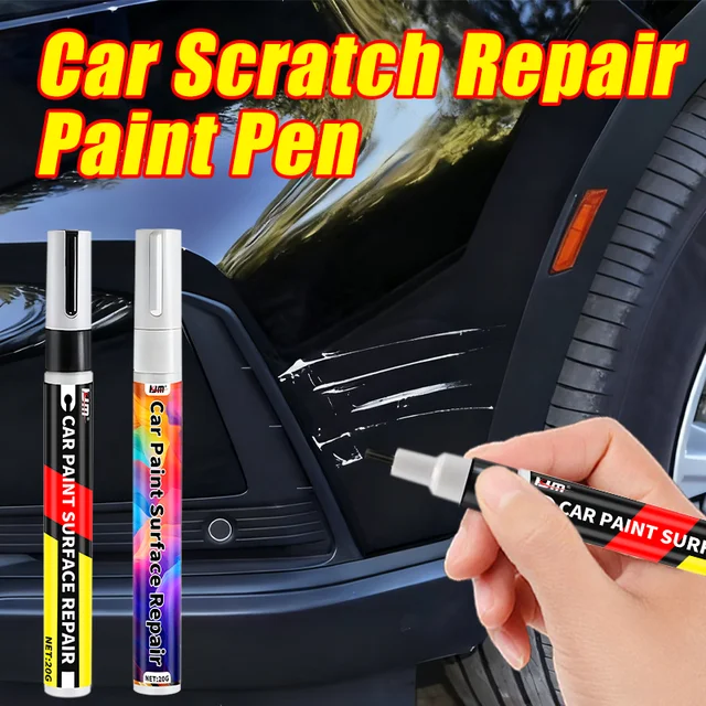 KJM New Car Scratch Repair Paint Pen 20g- Black and White Options, Efficient Car Surface Touch-Up, DIY Repair Kit, Perfect Match 1