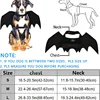 Halloween Bat Wings Dog Cat Cute Costume Party Dress Funny Cool Puppy Kitten Apparel Cosplay Prop with Traction Rope Fixing Hole 6