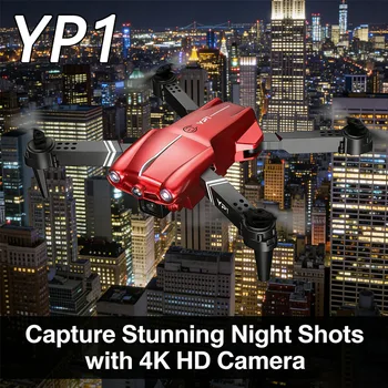 Nuova Vendita Calda YP1 Pieghevole Drone Quadcopter Maniglia di Controllo Remoto Aereo A Quattro Assi HD 4K Fotografia UAV Fissaggio dell'altitudine