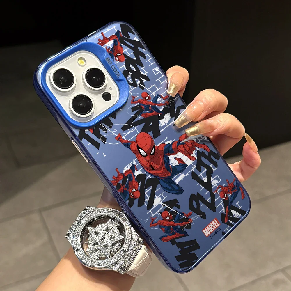 ヴェノム-スパイダーマン電話ケース,iPhone用ケース,マット