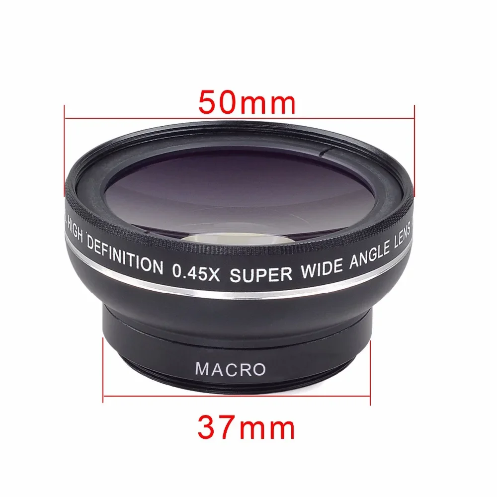TOKOHANSUN HD 초광각 렌즈, 아이폰 6 플러스 5S, 삼성 S8 카메라 렌즈 키트, 12.5x 슈퍼 매크로 렌즈, 37mm, 0.45x