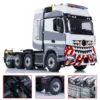 Toys DIY Painted LESU 1/14 Metal Chassis 8x8 RC Tractor Truck Remote Control Cars Smoke Sound Finished Machine Model for Boy 1