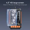 4.3inch Industrial Endoscope Camera HD1080P Car Inspection Borescope IP67 Waterproof Sewer Camera With 8LEDs Hard 2
