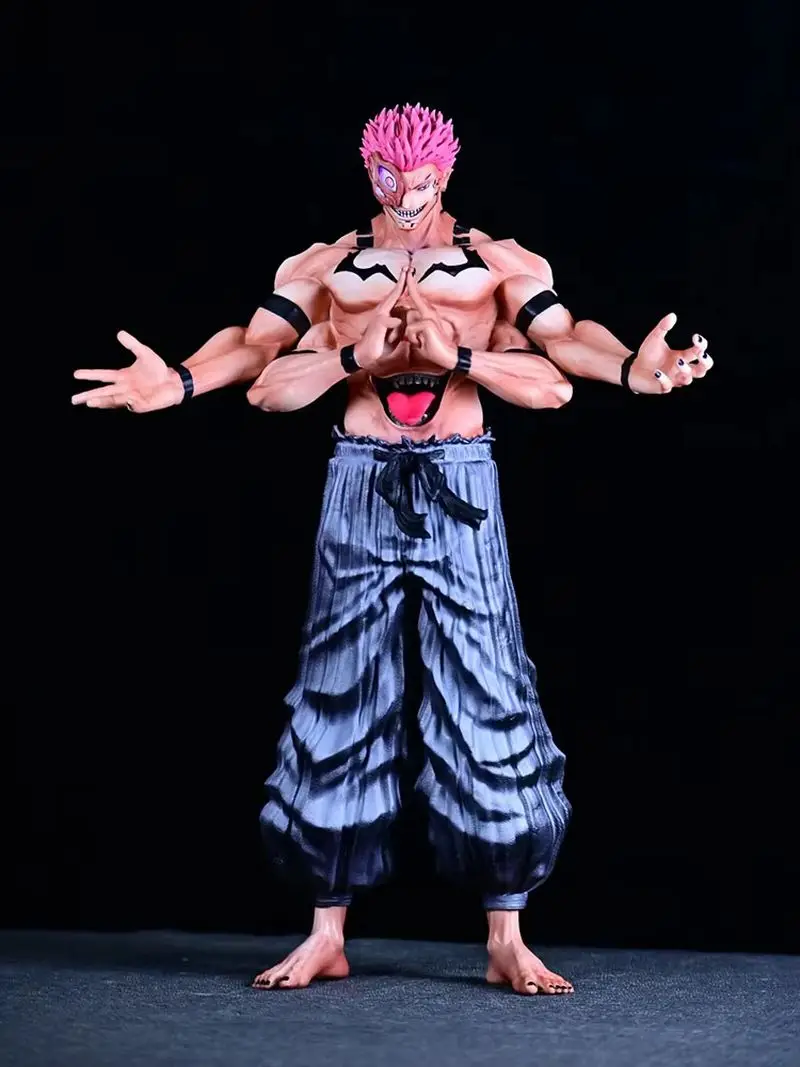 31cm Ryomen Sukuna Itadori Yuji Anime Action Figure Collectible Statue Ornament