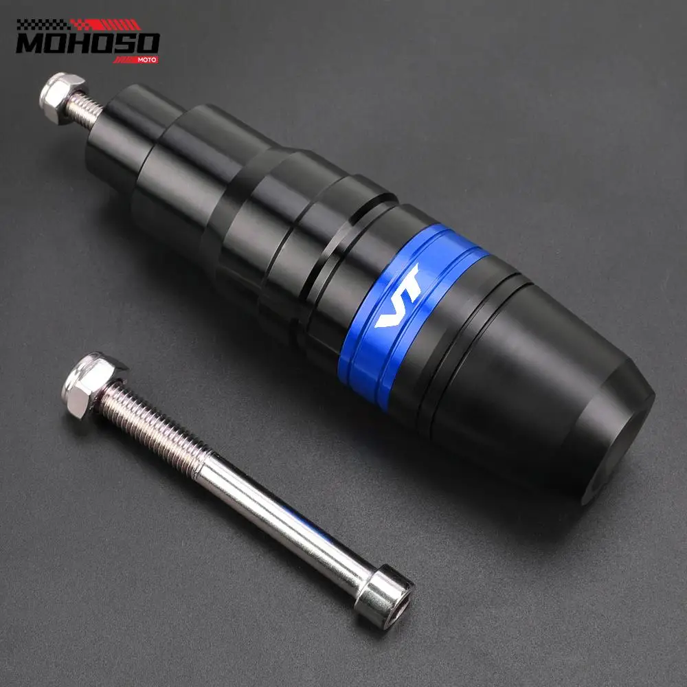 Protezione Antiurto Con Cursore Del Telaio Per Honda Vt250 Cada Vt1100 C2 Shadow Ace Vt600 Vt750 Protezione Anticaduta Per Moto Bobbins Pad
