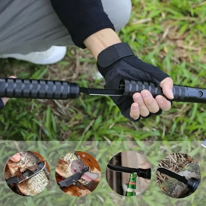 Foldable Tactical Axe Multi Tool Kit Emergency Gear Tourist AX Survival Axe Outdoor Portable Tomahawk Wild Camping Hatchet топор 4