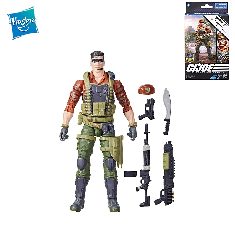 

Оригинальные фигурки Hasbro G.I.JOE FLINT из ПВХ, фигурки аниме, модели игрушек