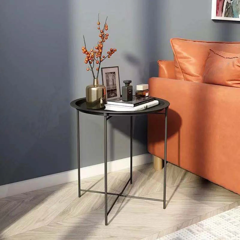 Folding Table Side Corner Table Portable Small Camping Barbecue Outdoor Rental House Chess Room Coffee Tea