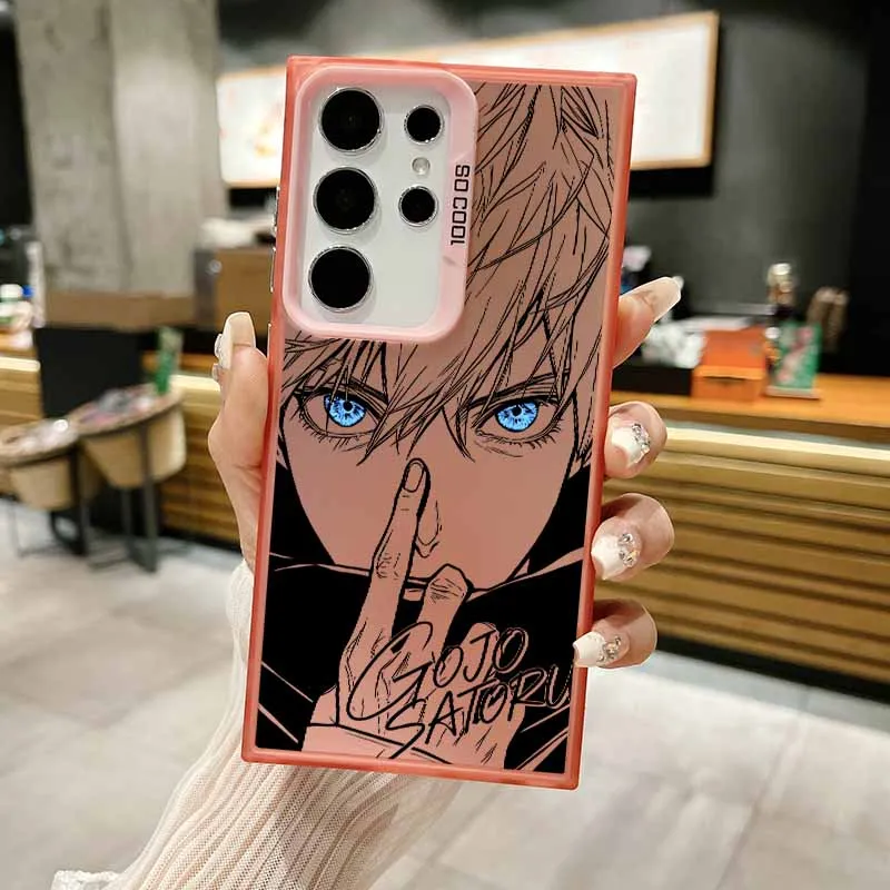 Gojo Satoru Signature Colorful Phone Case Cover