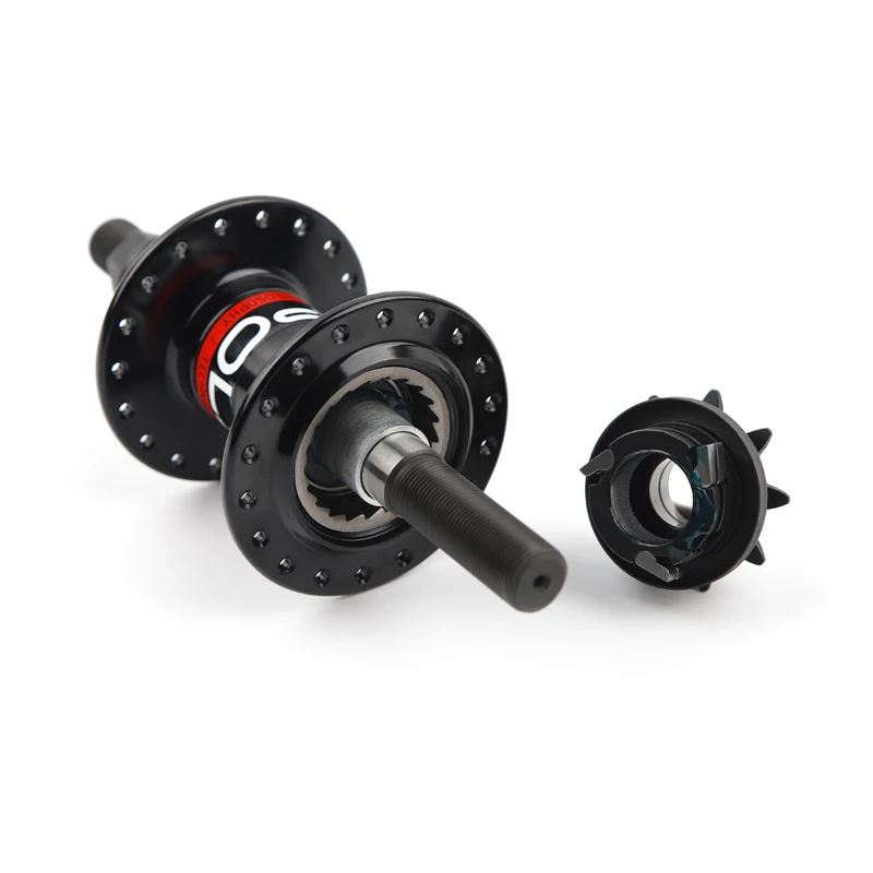 POLSO BH016 BMX 허브 100x3/8 110x14mm BMX 전면 및 후면 허브 알루미늄 합금 자전거 부품