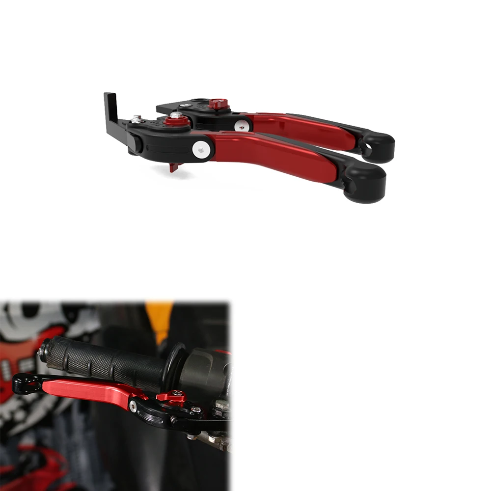 오토바이 브레이크 클러치 레버, 야마하 SR500SP TDR250 XJ550 650H/N XS1100 250 400 650 650SE 850 조절 가능한 접이식 확장 가능