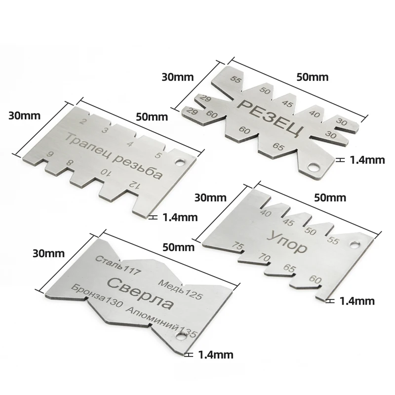 Thread Plug Gauge Machining Threads Screw Cutting Gauge Angle Arc Model Angles Measure Tool Stainless Steel Angle Measuring Gauging Tools Gauges