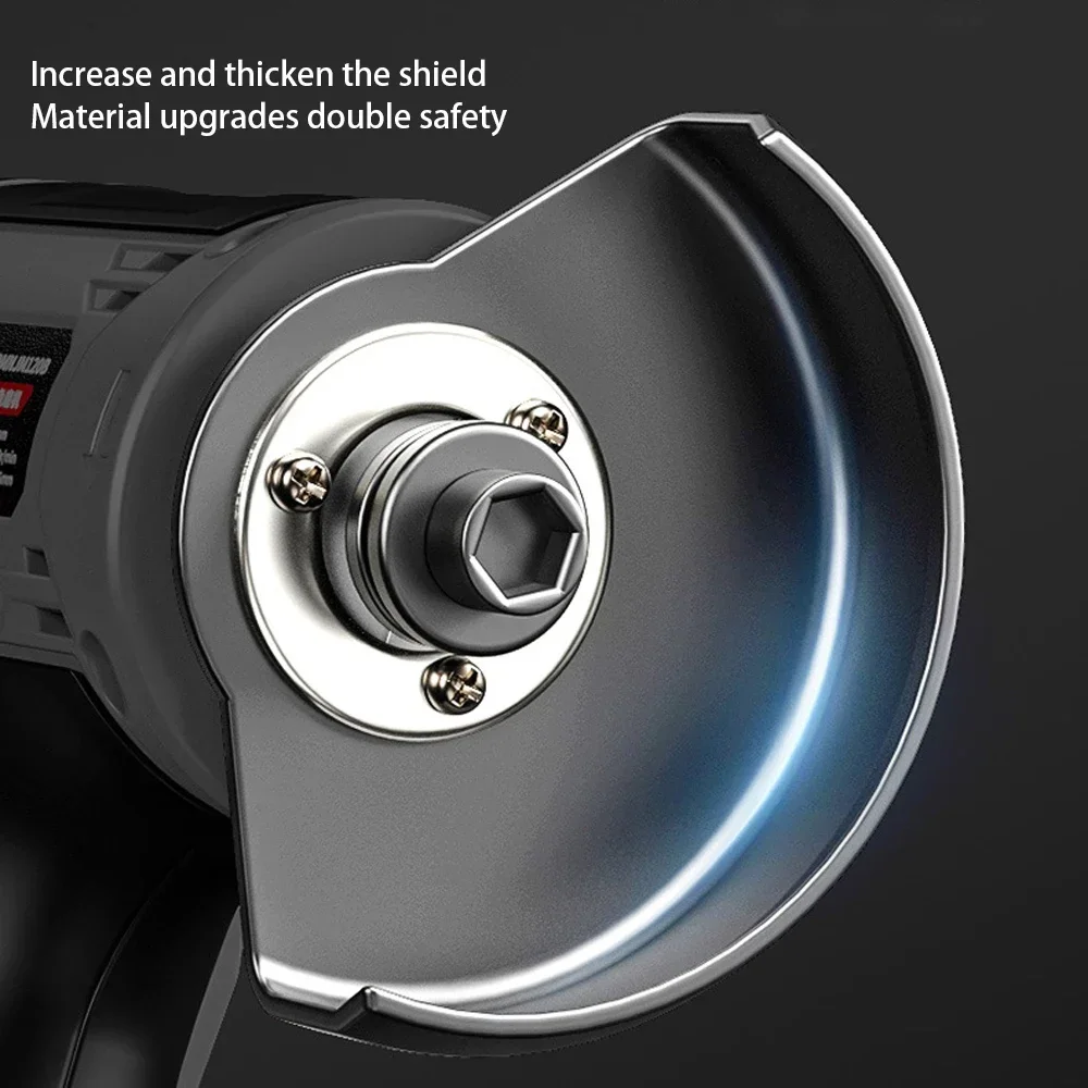 Mini Angle Grinder 16.8V Large Capacity Polishing Grinding Cutting Machine US/EU/UK Plug Power Tool with Lithium Battery 5