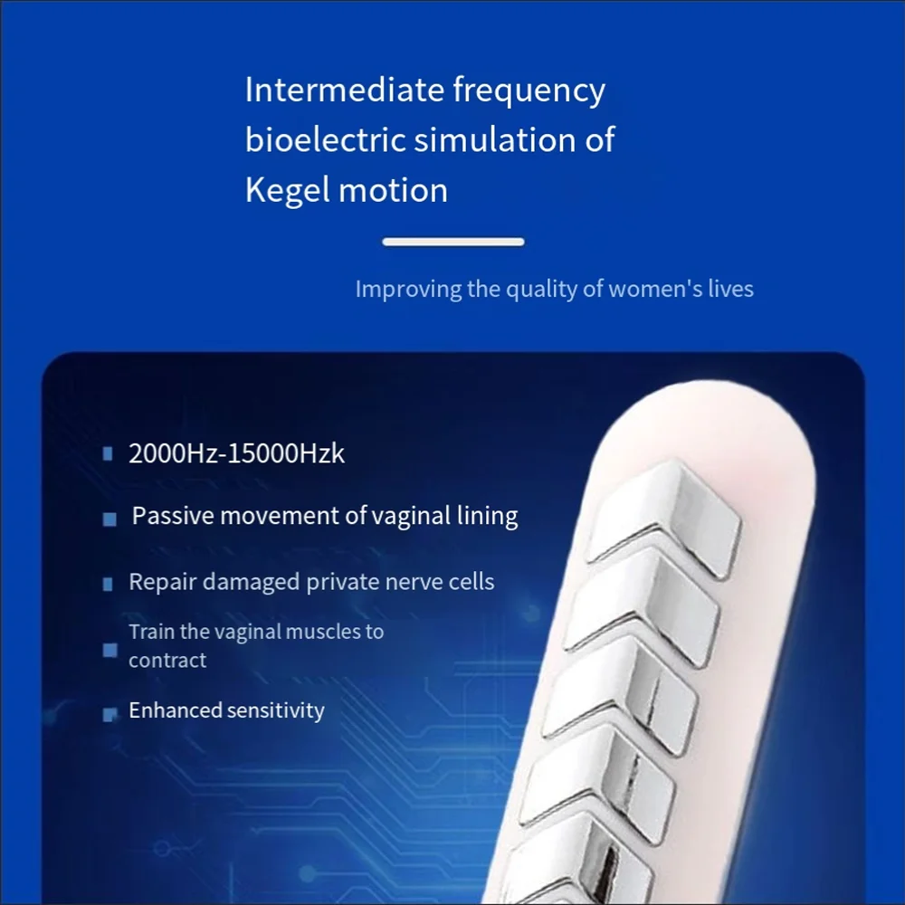 Pelvic floor muscle Repair Machine Biofeedback muscle stimulator Improve Women Incontinence Private Parts Care 4