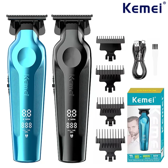 Kemei KM-264 Rechargeable Electric Hair Clipper High Speed Motor Professional Men Barber Clippers Cordless KM-2299 Hair Trimmer 1
