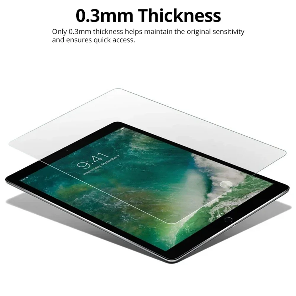 Dual Pack Tempered Glass Screen Protector for iPad - Premium Protective Film