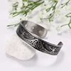 Vassago Stainless Steel Bracelet Yggdrasil World Tree of Life Bangle Viking Celtic Knot Cuff Strap Women's and Men's Bracelet 2