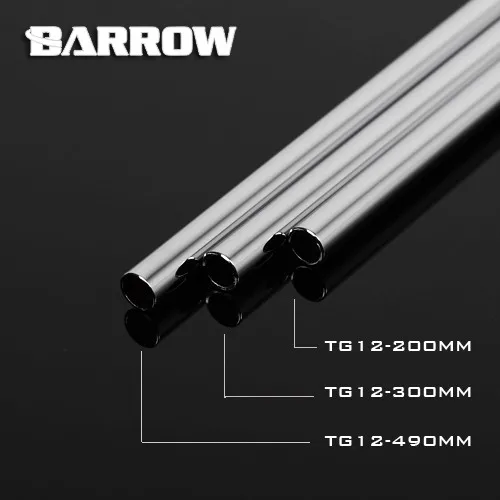 Жесткая металлическая трубка Barrow TG12 / TG14 TG16 хромированная из красной меди 490 мм 10*12